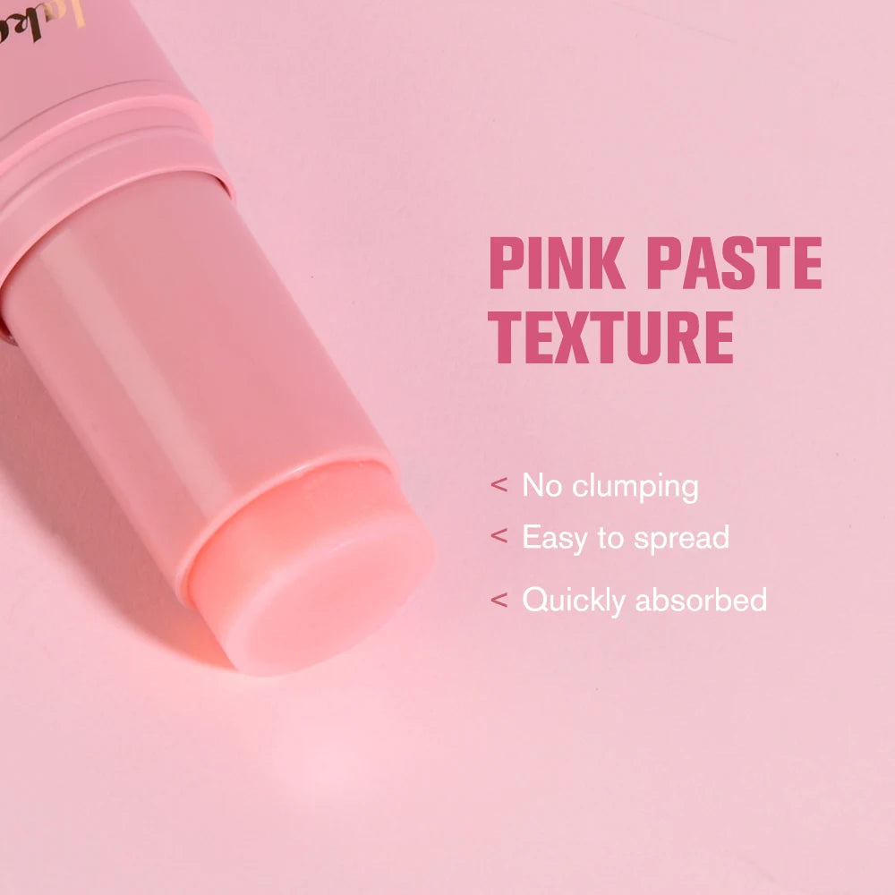 Stick idrattante multiuso Rosa- Balsamo illuminante Viso e Labbra